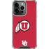 University of Utah Logo iPhone 16 Pro Max Clear Case