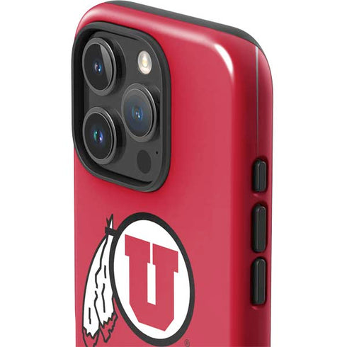 University of Utah Logo iPhone 16 Pro Max Impact Case