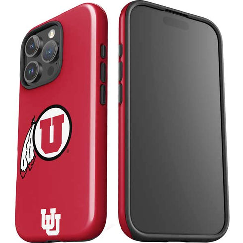 University of Utah Logo iPhone 16 Pro Max Impact Case