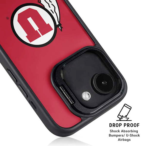 University of Utah Logo iPhone 16e Kickstand Case