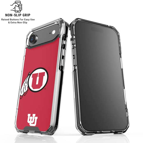 University of Utah Logo iPhone 17 Air Clear Case