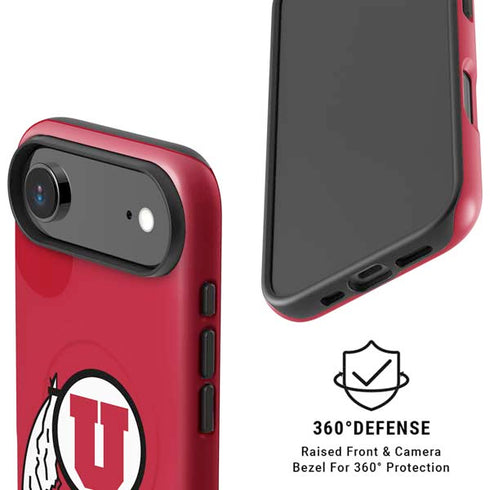 University of Utah Logo iPhone 17 Air Magsafe Impact Case