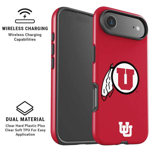 University of Utah Logo iPhone 17 Air Magsafe Impact Case