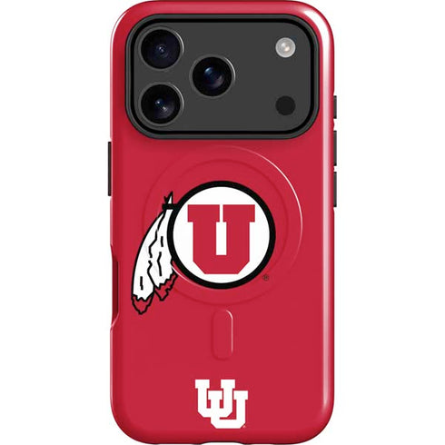 University of Utah Logo iPhone 17 Pro Magsafe Impact Case