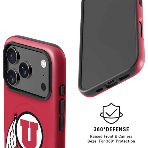University of Utah Logo iPhone 17 Pro Magsafe Impact Case