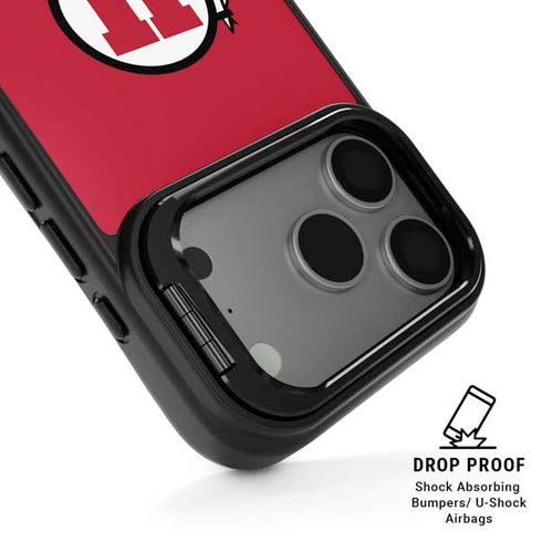 University of Utah Logo iPhone 17 Pro Max Kickstand Case