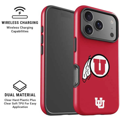 University of Utah Logo iPhone 17 Pro Max Magsafe Impact Case