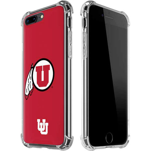 University of Utah Logo iPhone 7/8 Plus Clear Case