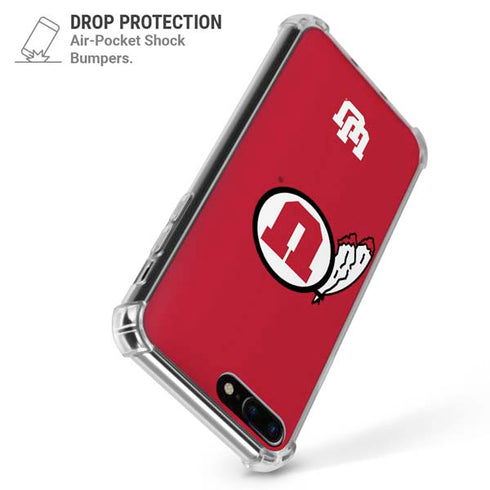 University of Utah Logo iPhone 7/8 Plus Clear Case