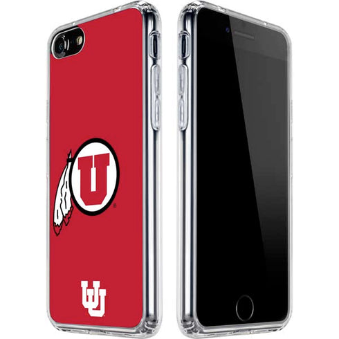 University of Utah Logo iPhone SE (2nd & 3rd Gen) Clear Case