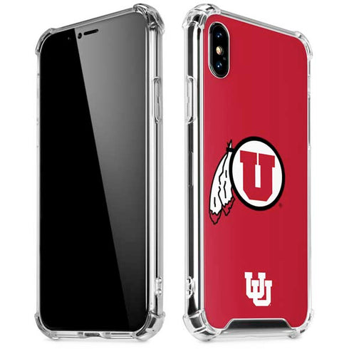 University of Utah Logo iPhone X/XS Clear Case