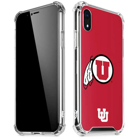 University of Utah Logo iPhone XR Clear Case
