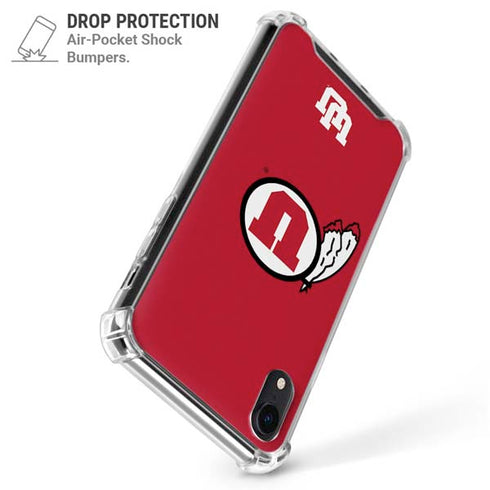 University of Utah Logo iPhone XR Clear Case
