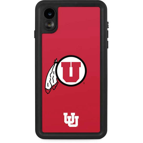 University of Utah Logo iPhone XR Waterproof Case