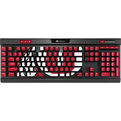 University of Utah Logo K95 RGB PLATINUM Mechanical Gaming Keyboard Skin