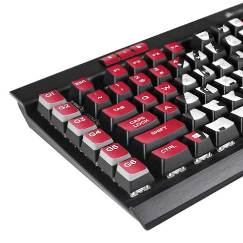 University of Utah Logo K95 RGB PLATINUM Mechanical Gaming Keyboard Skin