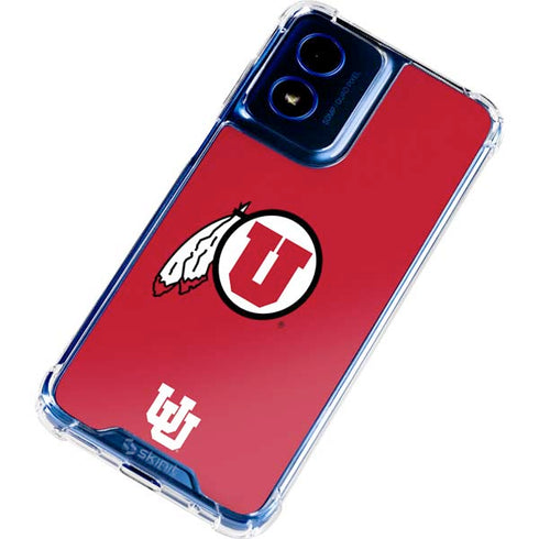University of Utah Logo Moto G 5G (2024) Clear Case
