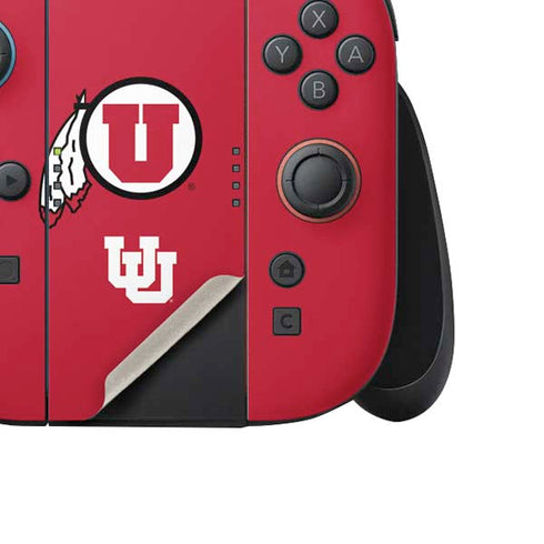 University of Utah Logo Nintendo Switch 2 (2025) Joy-Con Controller Skin