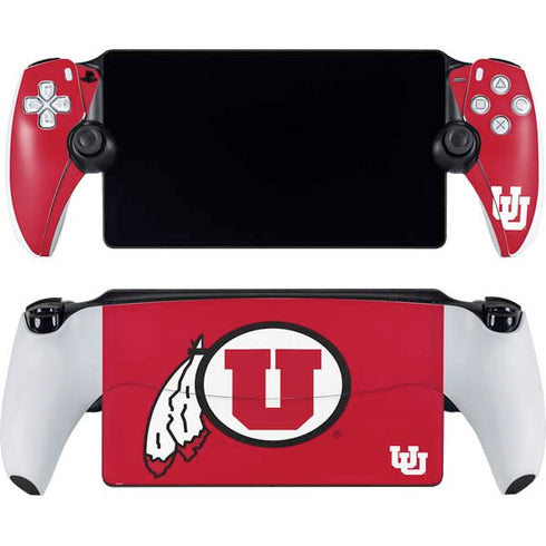 University of Utah Logo PlayStation Portal Remote Player Skin