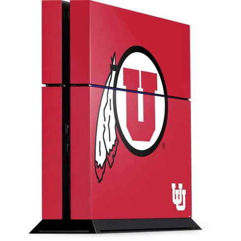University of Utah Logo PS4 Console Skin