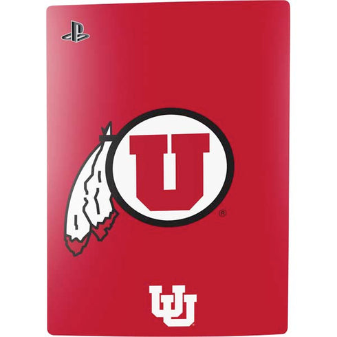 University of Utah Logo PS5 Digital Edition Bundle Skin