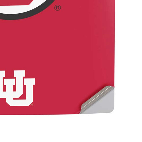University of Utah Logo PS5 Digital Edition Console Skin