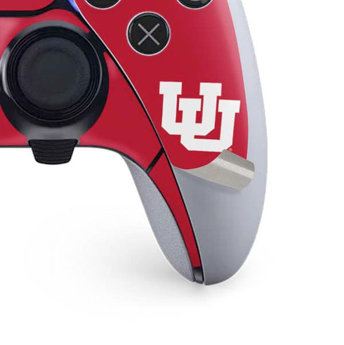 University of Utah Logo PS5 DualSense Edge Pro Controller Skin
