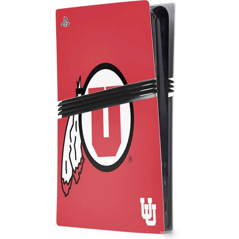 University of Utah Logo PS5 Pro Console Skin