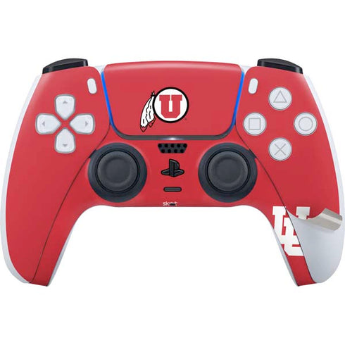 University of Utah Logo PS5 Pro Disk Bundle Skin