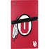 University of Utah Logo PS5 Pro Disk Console Skin