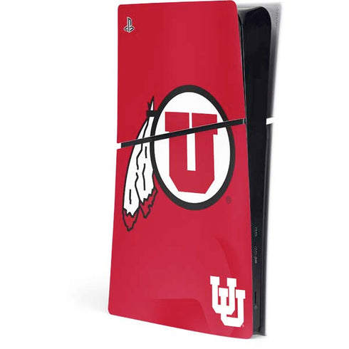 University of Utah Logo PlayStation PS5 Skins