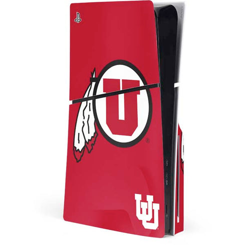 University of Utah Logo PlayStation PS5 Skins
