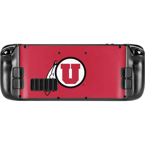 University of Utah Logo Steam Deck Handheld Gaming Computer OLED Skin