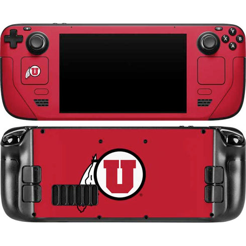 University of Utah Logo Steam Deck Handheld Gaming Computer Skin