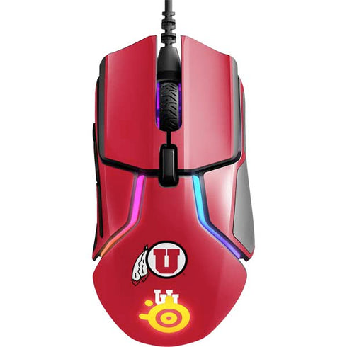 University of Utah Logo SteelSeries Rival 600 Gaming Mouse Skin