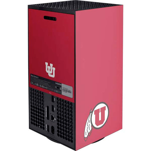University of Utah Logo Xbox Series X Console Skin