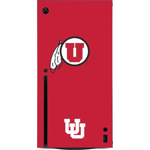 University of Utah Logo Xbox Series X Console Skin