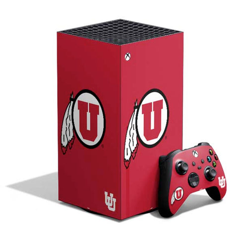 University of Utah Logo XBox Series X Digital Edition Bundle Skin