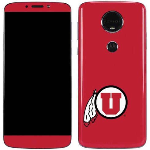 University of Utah Logo Moto E5 Plus Skin