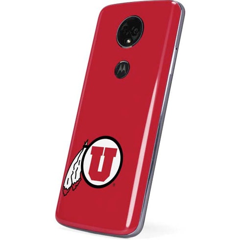 University of Utah Logo Moto E5 Plus Skin