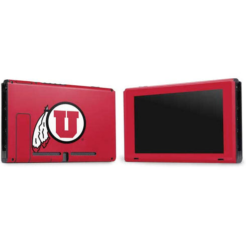University of Utah Logo Nintendo Switch Bundle Skin