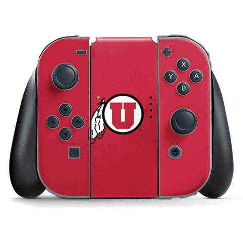 University of Utah Logo Nintendo Switch (2017-2021) Joy-Con Controller Skin