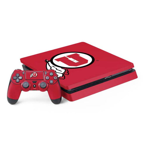 University of Utah Logo PS4 Slim Bundle Skin