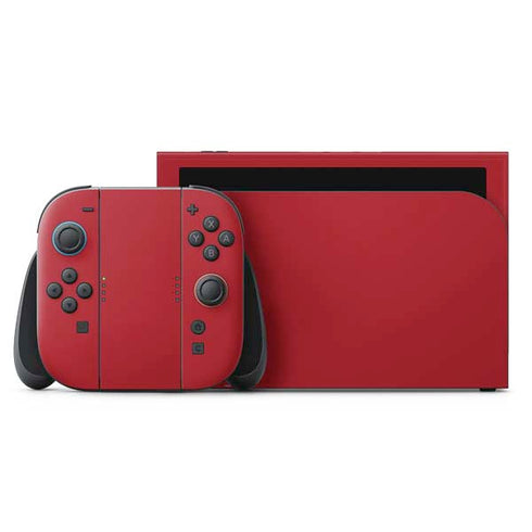 Upsdell Red Nintendo Switch 2 (2025) with Joy-Con Skin