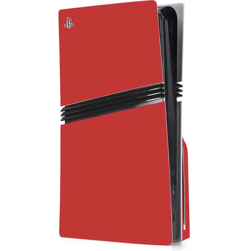 Upsdell Red PS5 Pro Disk Console Skin