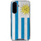 Uraguay Flag Distressed Galaxy A36 5G Clear Case