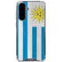 Uraguay Flag Distressed Galaxy A36 5G Clear Case