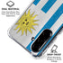 Uraguay Flag Distressed Galaxy A36 5G Clear Case