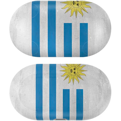 Uraguay Flag Distressed Galaxy Buds Plus Skin