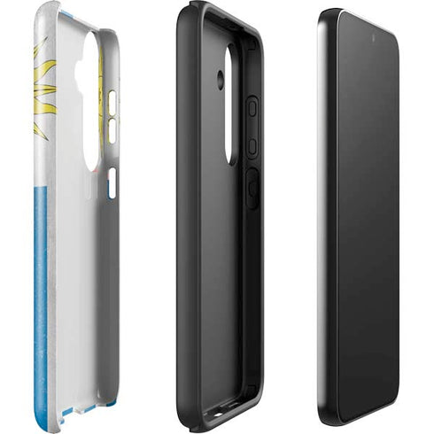 Uraguay Flag Distressed Galaxy S25 Impact Case